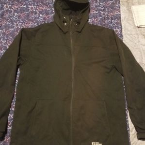 Red Ledge Size XL Black Waterproof zip up Hooded Jacket